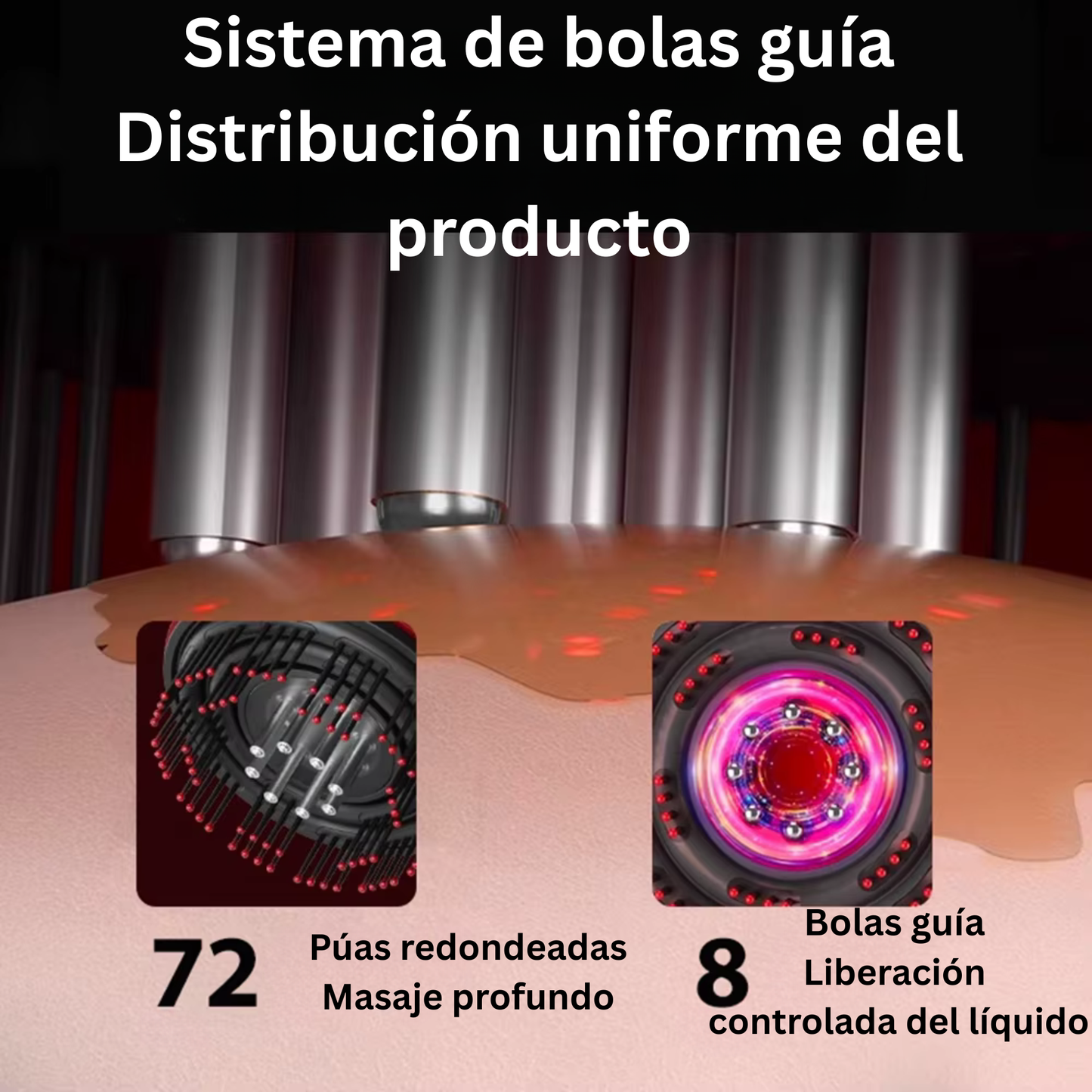 Cepillo Masajeador de Cuero Cabelludo