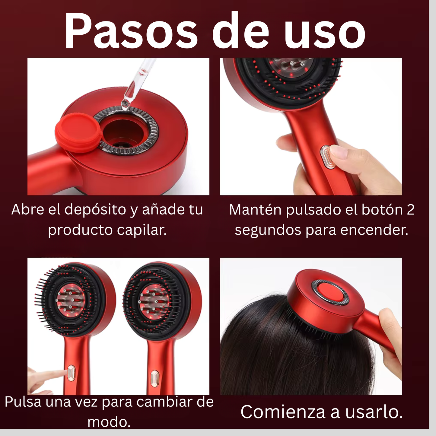 Cepillo Masajeador de Cuero Cabelludo